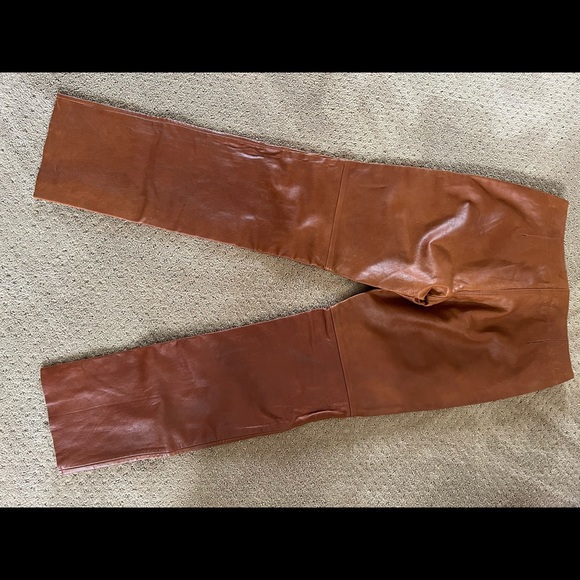Leather pants size 8-10 - Picture 2 of 5